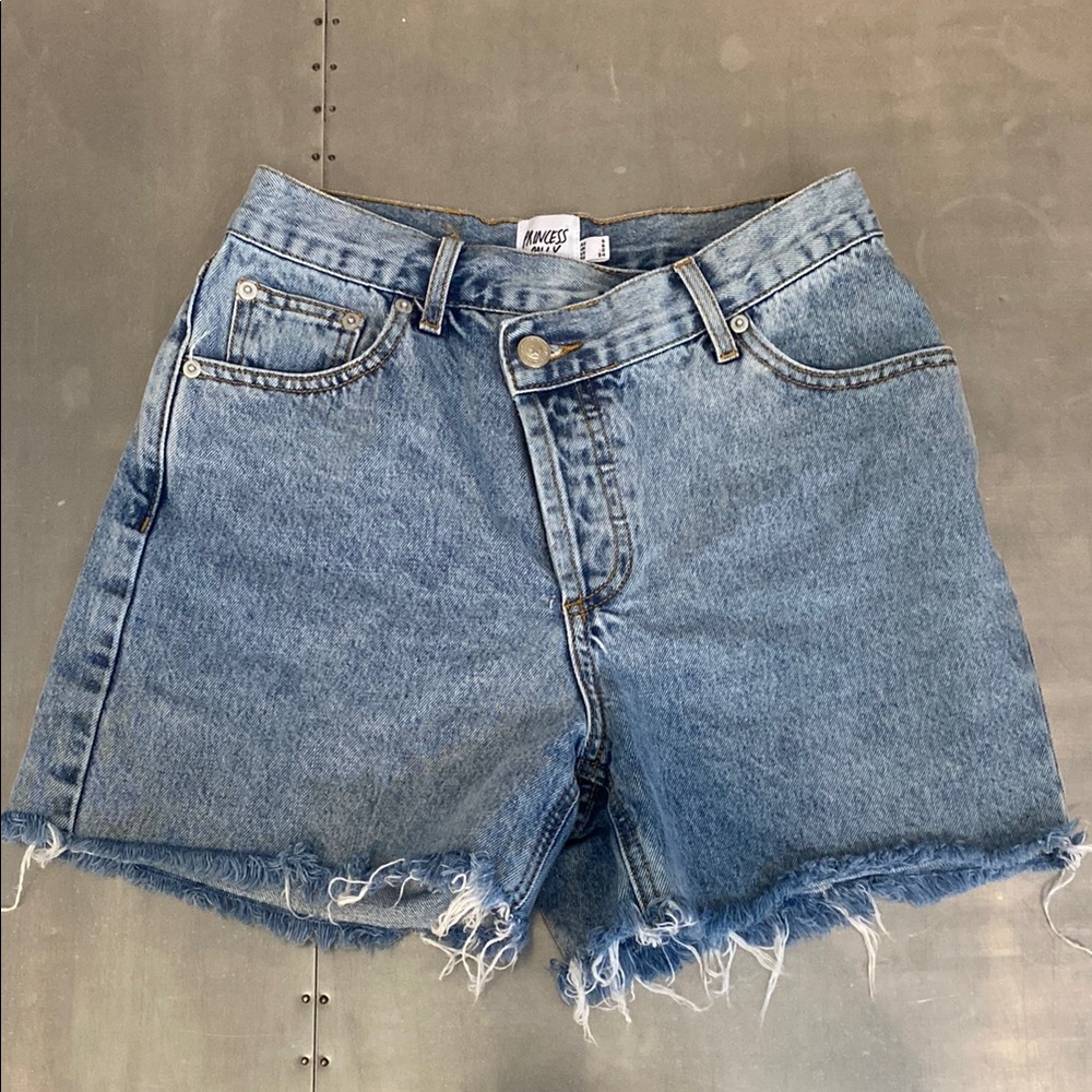 Princess PollyBlue Jean Shorts High-Waisted Distressed